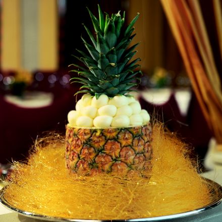 Pineapple and Coconut Givré