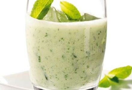Chilled Cucumber and Green Apple Soup with Cilantro