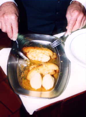 Grouper or Sole Delicia, with Bananas