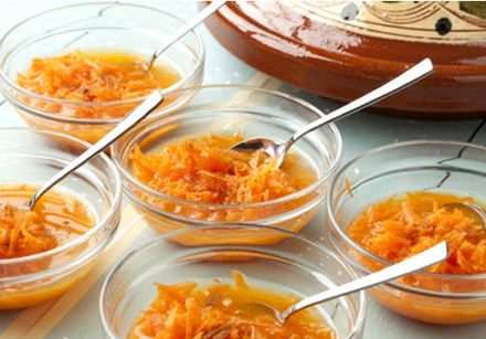 Grated Carrot Salad with Orange