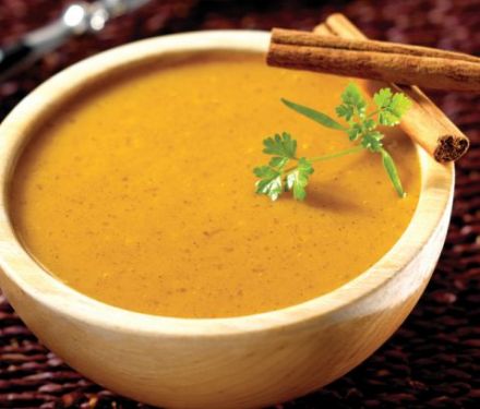 Spiced Cream of Carrot Soup