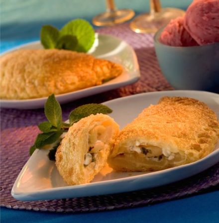 Pear and Bresse Blue Cheese Turnovers
