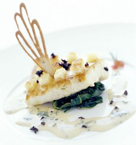 Olive-Crusted Turbot