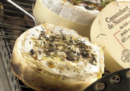 Normandy Camembert Cooked in Its Box