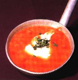Tomato Soup with Onion - Sopa de Tomate e Cebola
