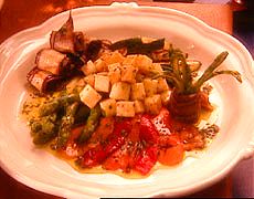 Grilled Vegetable Antipasto with Marinated Provolone